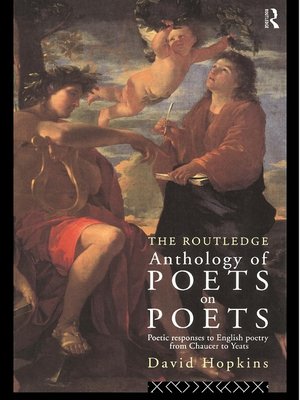 cover image of The Routledge Anthology of Poets on Poets